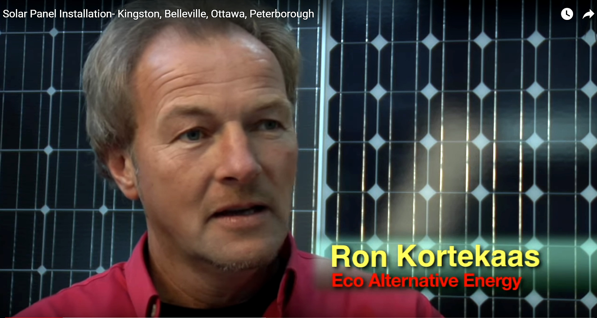 Eco Alternative Energy - Ron Kortekaas, Co-Owner