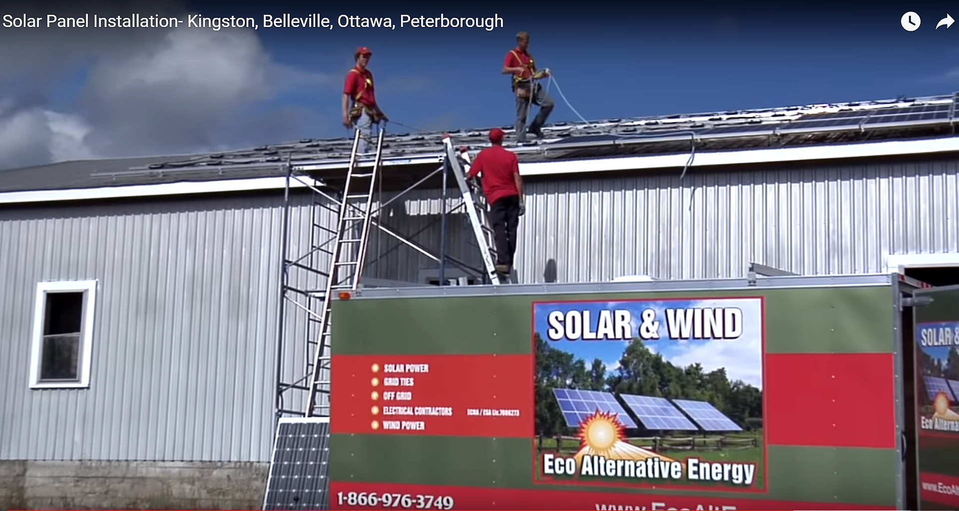 Eco Alternative Energy Sales and Testimonial Video by 45 Degrees Latitude