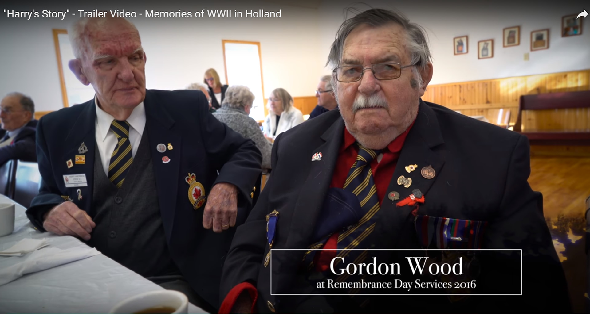 Gordon Wood, WWII Canadian Veteran - Harrys Story.